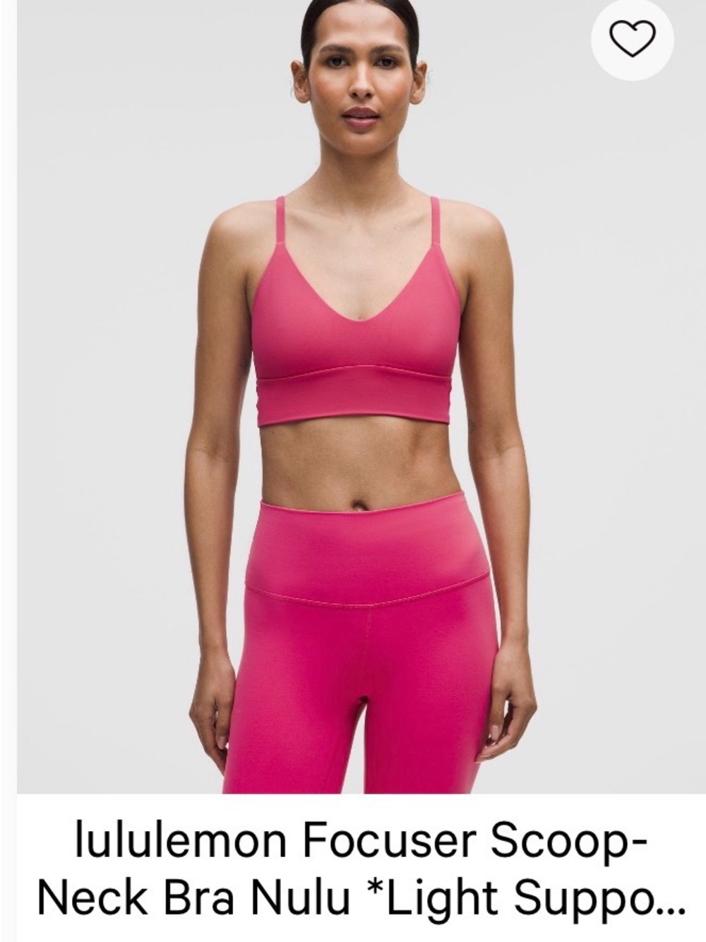 lululemon athletica Focuser Scoop-Neck Light support Support Bra